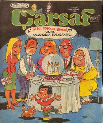 Çarşaf Mizah Dergisi Sayı49 3 Aralık 1980 NDR20678 - 1