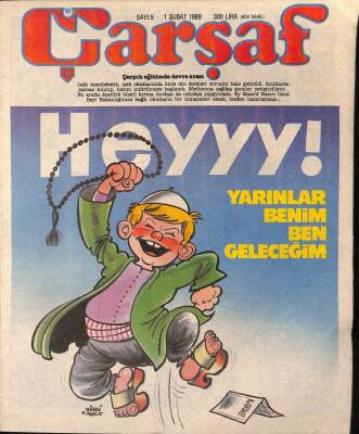 Çarşaf Mizah Dergisi Sayı5 1 Şubat 1989 NDR20777 - 1