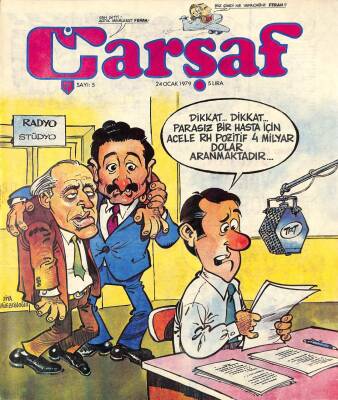 Çarşaf Mizah Dergisi Sayı5 24 Ocak 1979 NDR21416 - 1