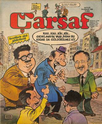 Çarşaf Mizah Dergisi Sayı52 24 Aralık 1980 NDR20669 - 1