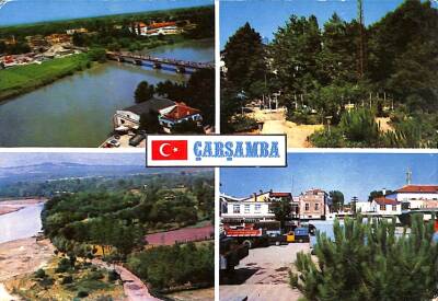 Çarşamba - Şehirden Muhtelif Görünüşler Kartpostal KRT16044 - 1