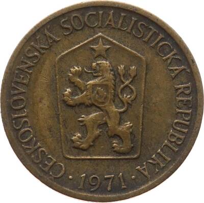 Çekoslovakya 1 Korun 1971 ÇÇT YMP2517 - 2