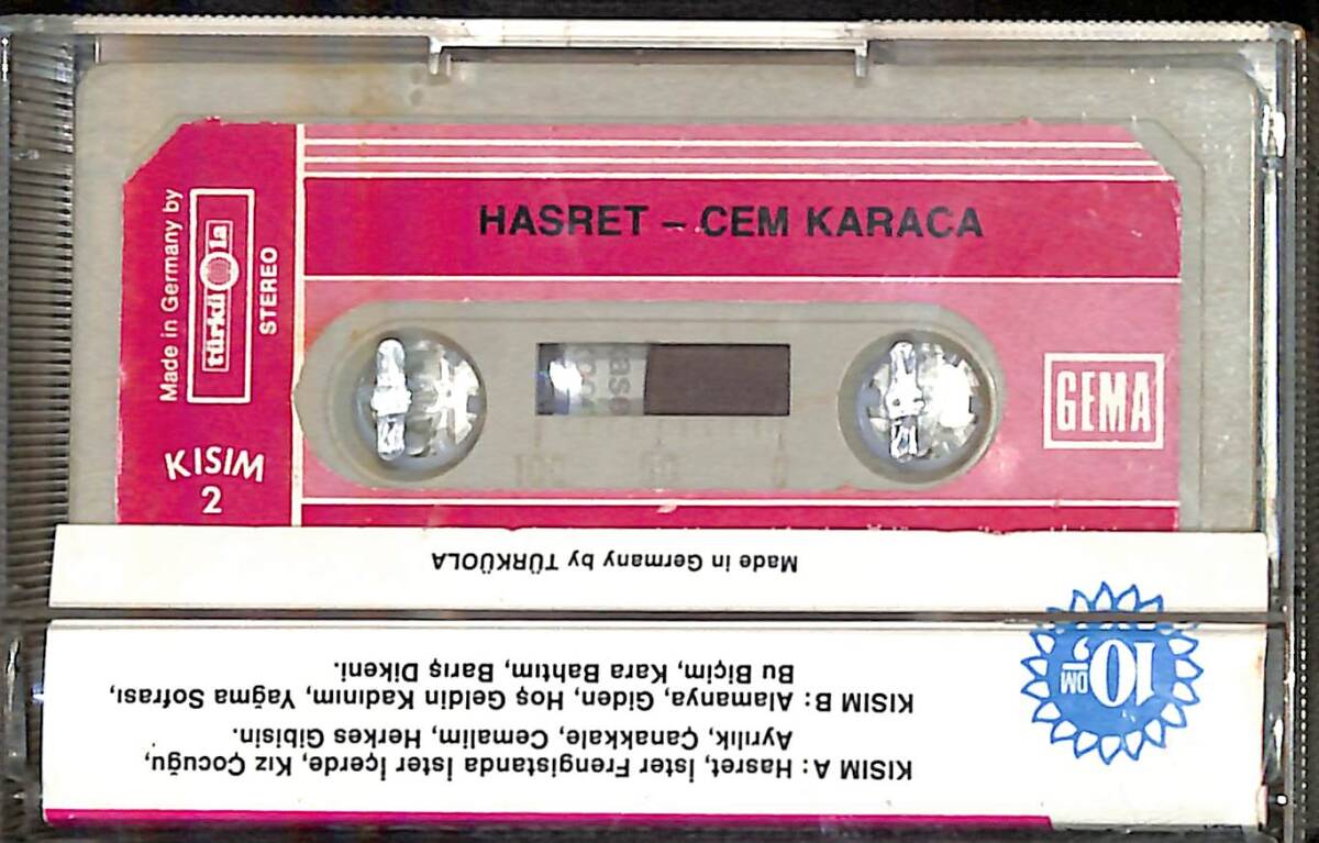 Cem Karaca - Hasret Kaset (Türküola Baskı - İkinci El) KST27884 - 2