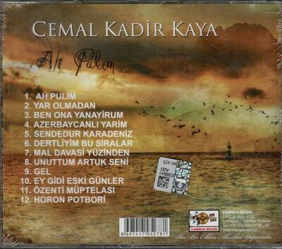 Cemal Tahir Kaya - Ah Pulim ( Sıfır Ürün ) CD Müzik CD715 - 8