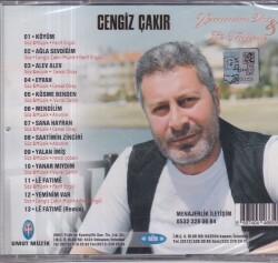 Cengiz Çakır - Yeminim Var Le Fatime (Sıfır Ürün) CD Müzik CD1194 - 2