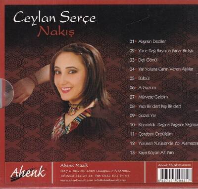 Ceylan Serçe - Nakış (Sıfır Ürün) CD Müzik CD1212 - 2