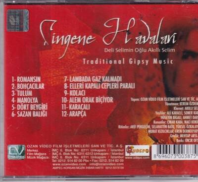 Çingene Havaları Deli Selimin Oğlu Akıllı Selim * ( İkinci El ) CD Müzik CD1102 - 2