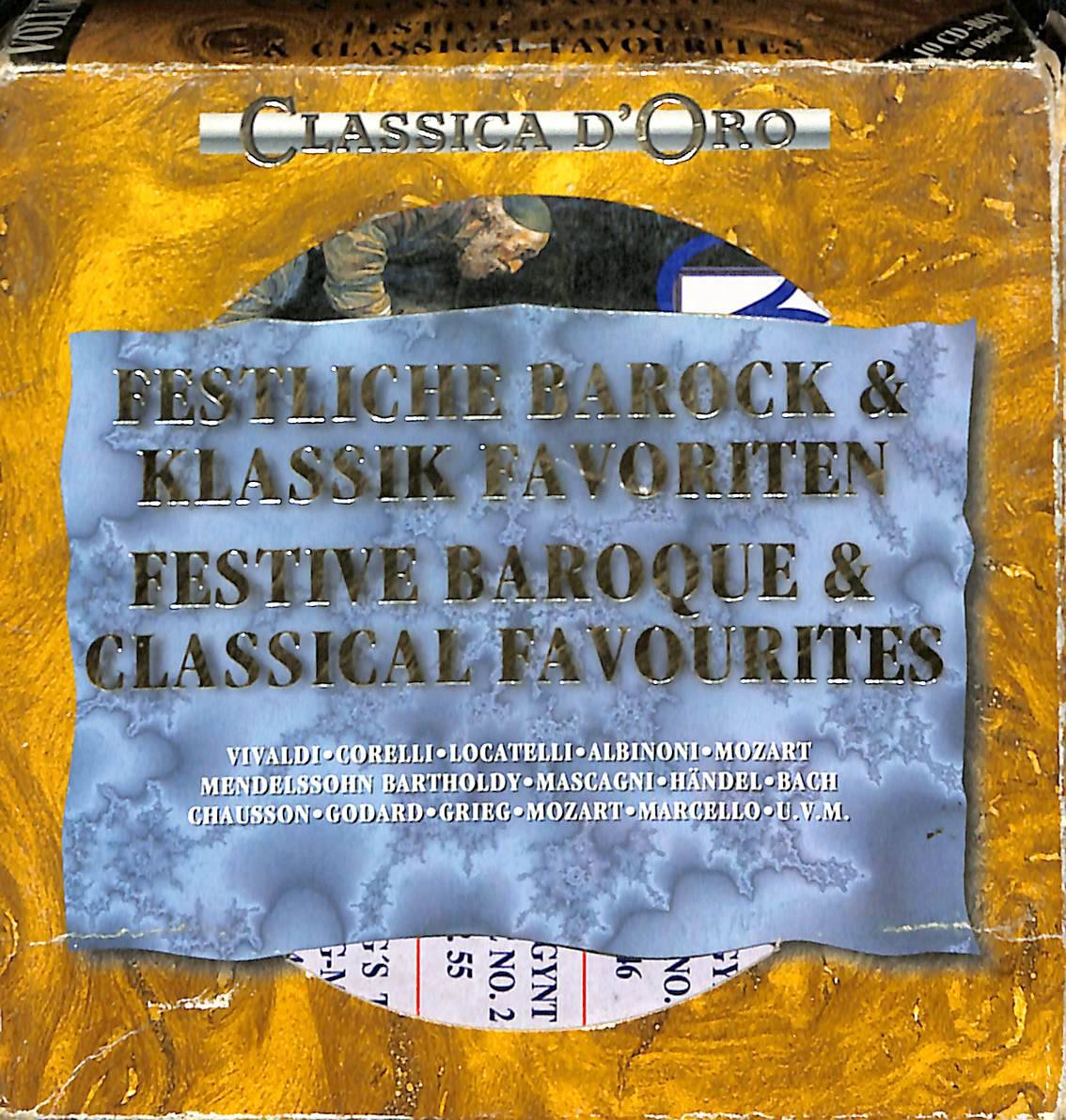 CLASSICA D'ORO FESTLICHE BAROCK & KLASSIK FAVORITEN FESTIVE BAROQUE & CLASSICAL FAVOURITES CD (İkinci El) CD3676 - 1