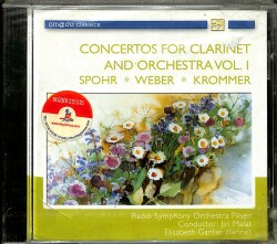 Classics Concertos For Clarinet And Orchestra vol.1 Elisabeth Ganter CD (Sıfır) CD3529 - 1