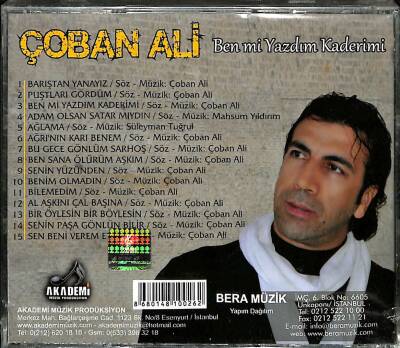 Çoban Ali - Ben Mi Yazdım Kaderimi (Sıfır Ürün) CD Müzik CD2194 - 2