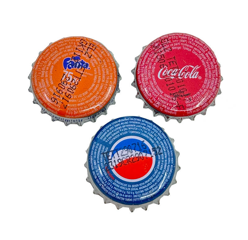 Coca-Cola-Fanta-Pepsi Gazoz Kapağı Lotu CMK1058 - 1