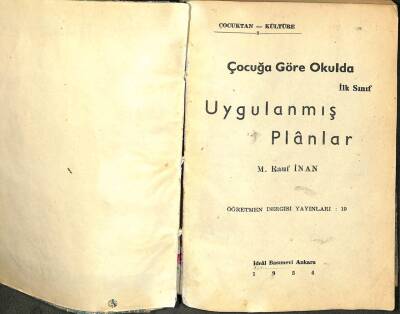 Çocuğa Göre Okulda Uygulanmış Planlar - İlk Sınıf NDR75864 - 1