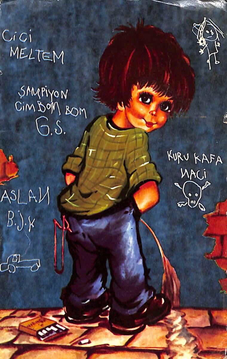 Çocuk Temalı Kartpostal (Küçük Boy) KRT21346 - 1