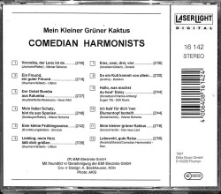 Comedian Harmonists *Mein Kleiner Grüner Kaktus * ( İkinci El ) CD Müzik CD1617 - 2