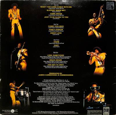 Commodores – Live! (1977 - Hollanda) Çift LP - 2