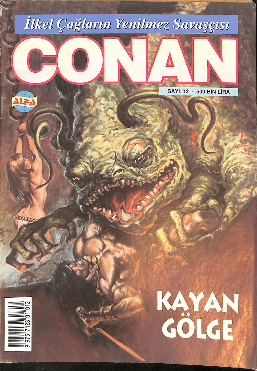 CONAN Çizgi Roman Sayı:12 - Kayan Gölge (1-15 Ocak 2000) NDR88823 - 1