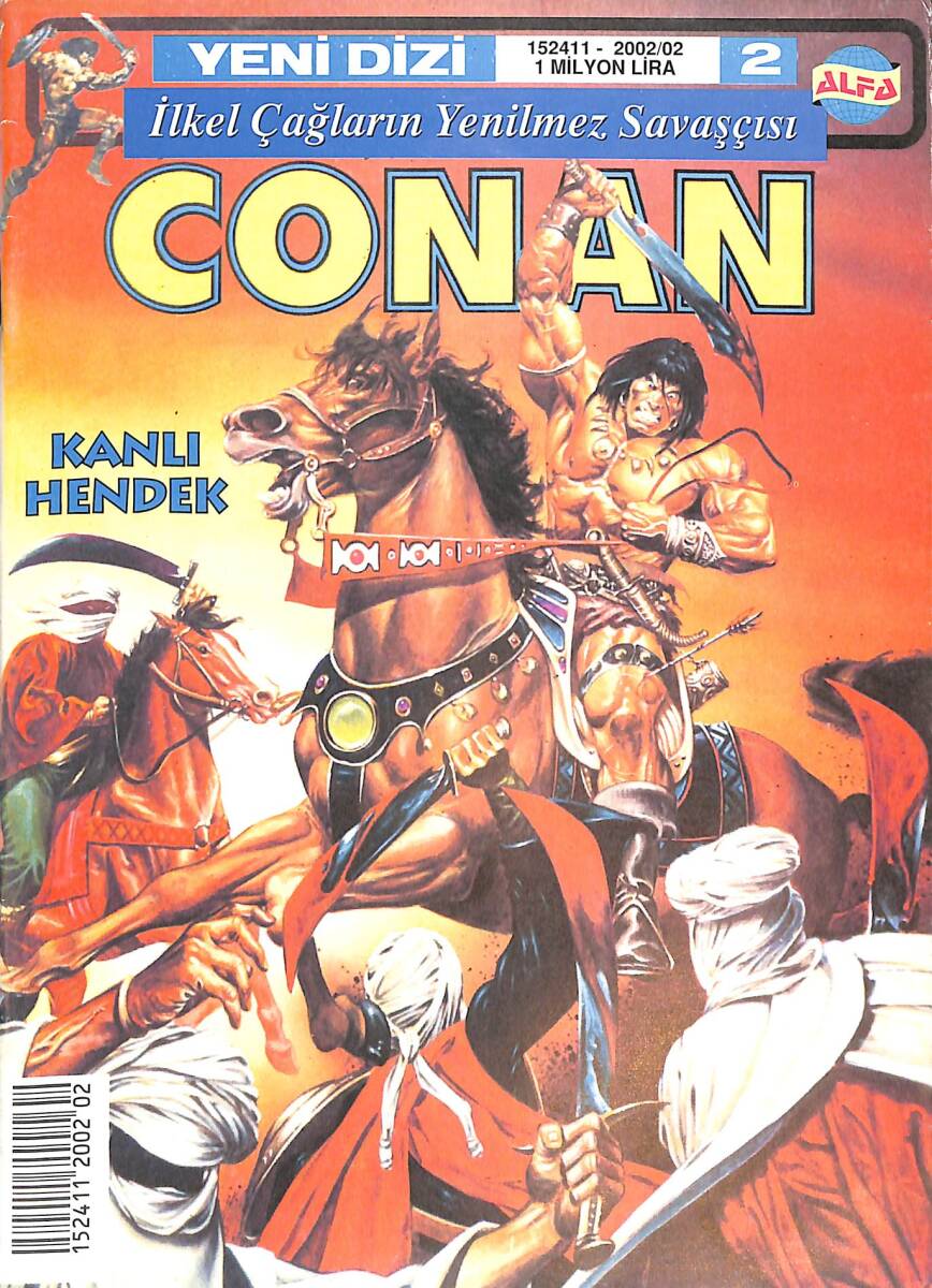 CONAN Çizgi Roman Sayı:2 - Kanlı Hendek (11 Ocak 2002) NDR88802 - 1