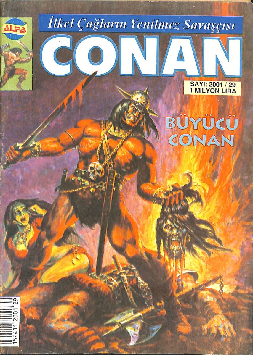 CONAN Çizgi Roman Sayı:29 - Büyücü Conan (12 Ekim 2001) NDR88266 - 1