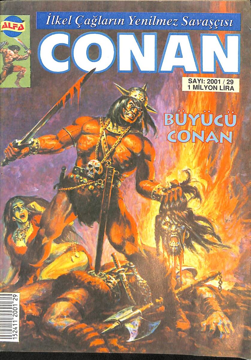 CONAN Çizgi Roman Sayı:29 - Büyücü Conan (12 Ekim 2001) NDR88810 - 1