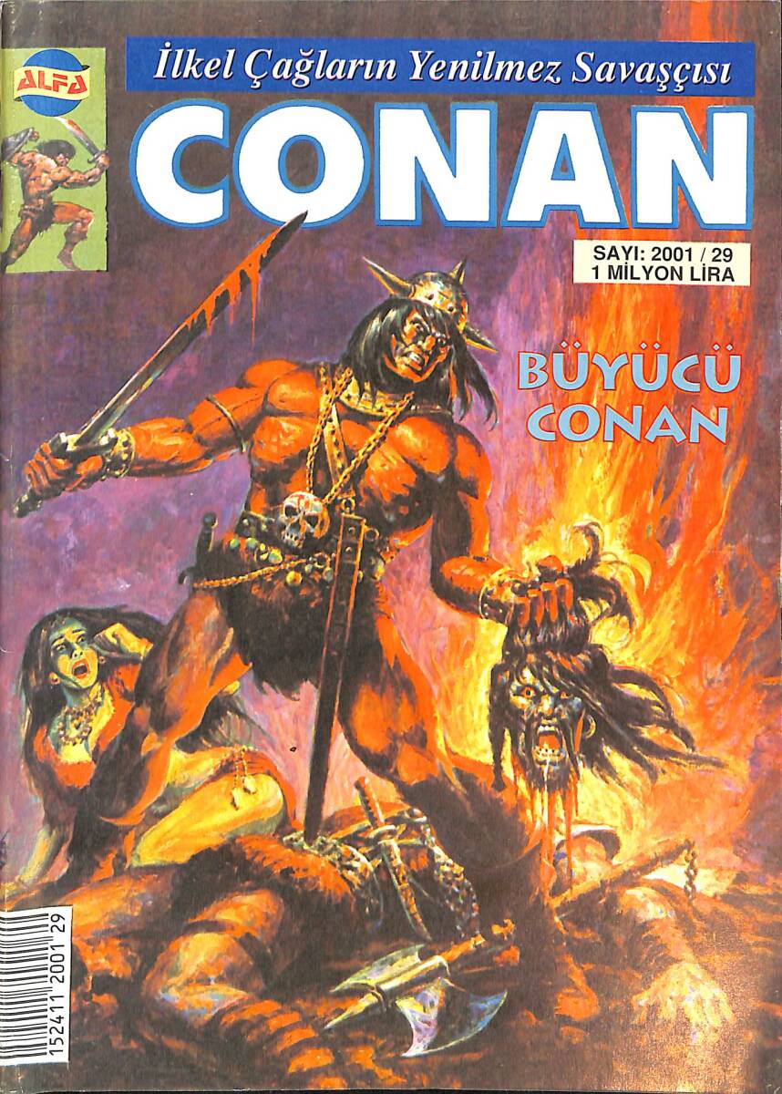 CONAN Çizgi Roman Sayı:29 - Büyücü Conan (12 Ekim 2001) NDR88368 - 1