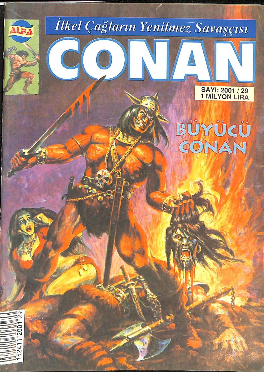 CONAN Çizgi Roman Sayı:29 - Büyücü Conan (12 Ekim 2001) NDR88356 - 1