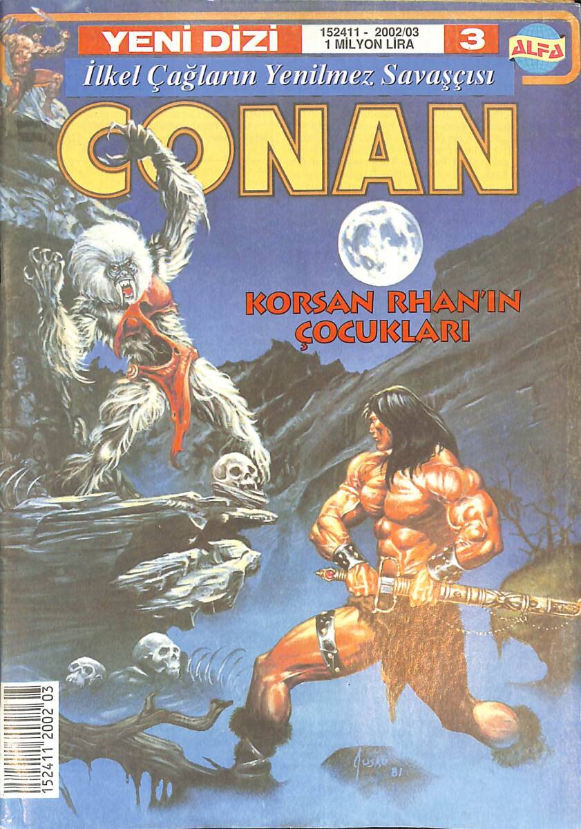 CONAN Çizgi Roman Sayı:3 (1 Şubat 2002) - Korsan Rhan'ın Çocukları NDR88284 - 1