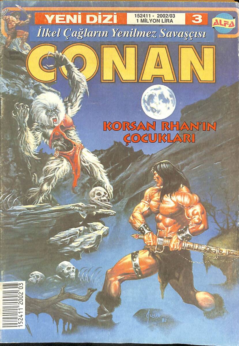 CONAN Çizgi Roman Sayı:3 (1Şubat 2002) - Korsan Rhan'ın Çocukları NDR88298 - 1