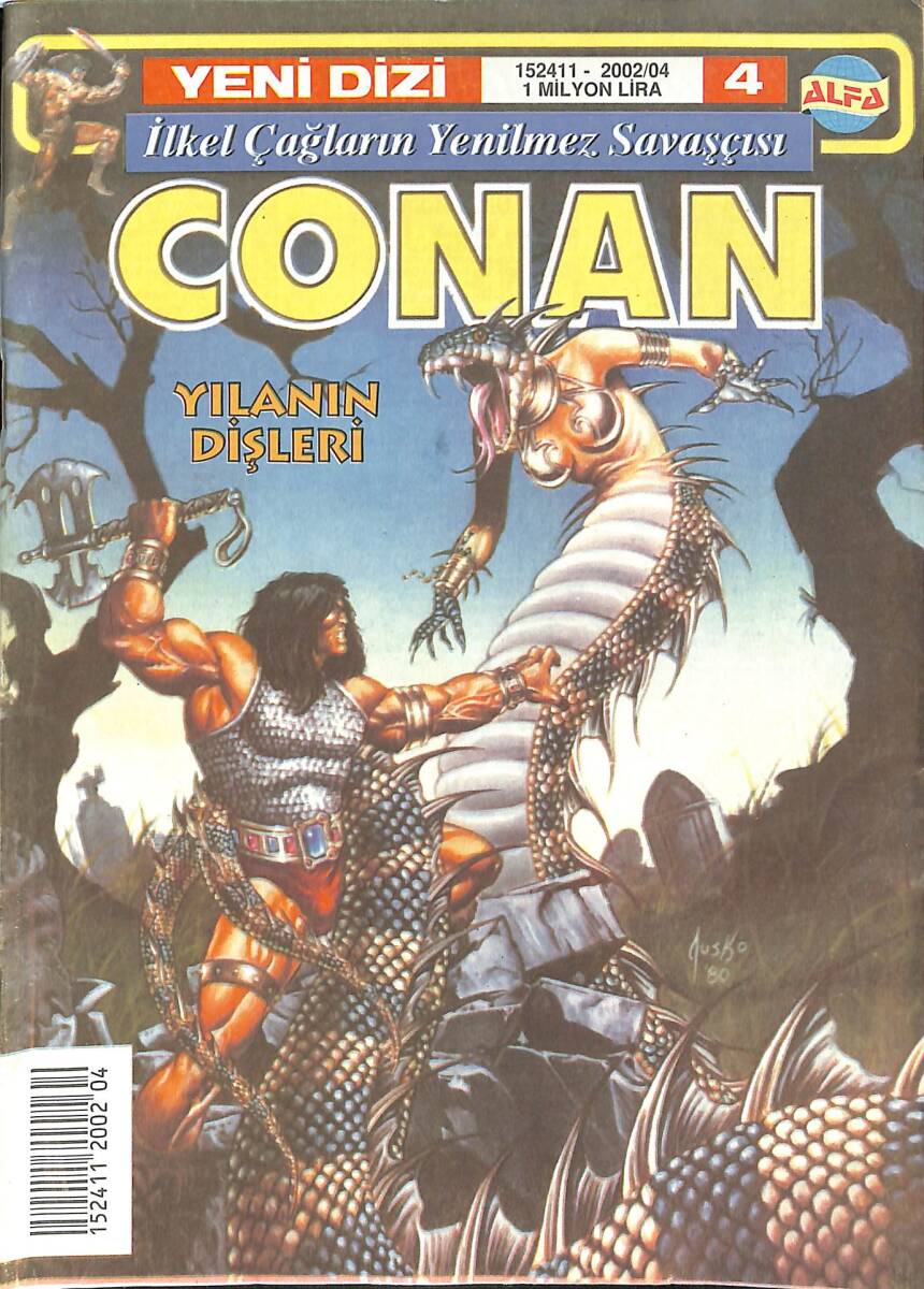 CONAN Çizgi Roman Sayı:4 (8 Şubat 2002) - Yılanın Dişleri NDR88299 - 1