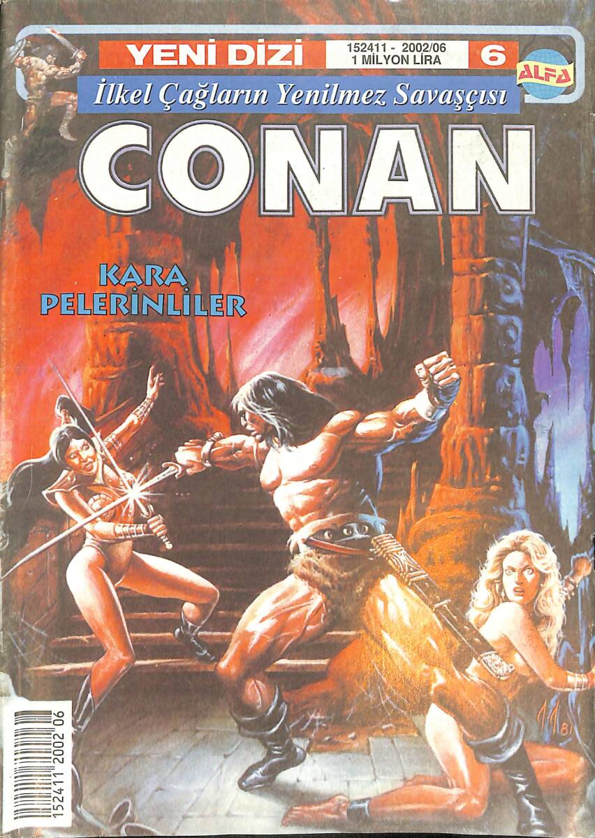 CONAN Çizgi Roman Sayı:6 (22 Şubat 2002) - Kara Pelerinliler NDR88301 - 1