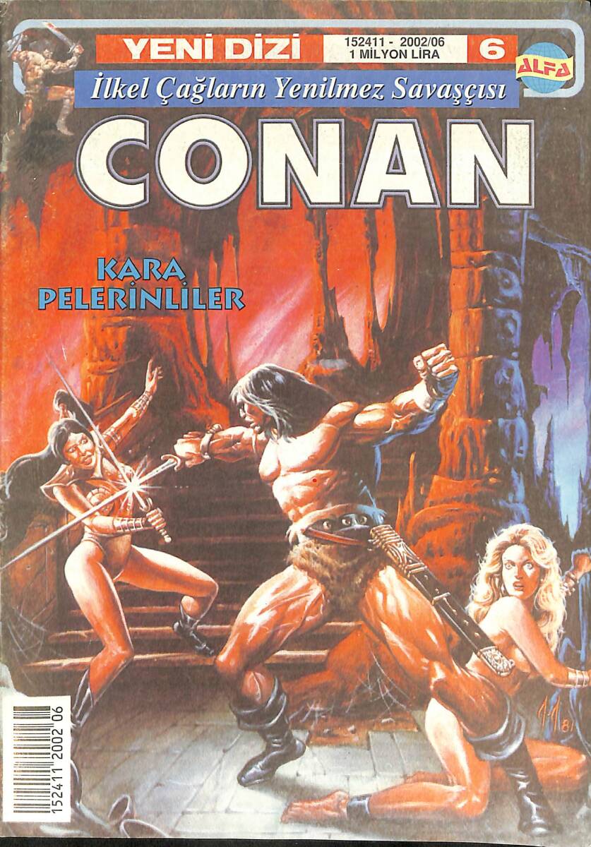 CONAN Çizgi Roman Sayı:6 (22 Şubat 2002) - Kara Pelerinliler NDR88294 - 1