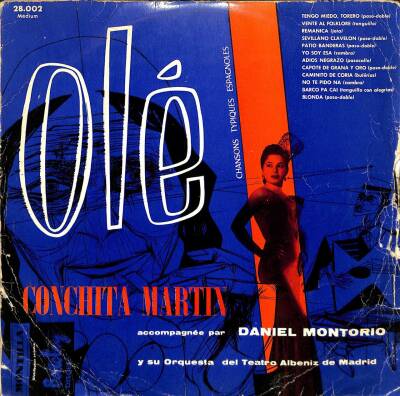 Conchita Martin – Olé 1957 France LP (109) PLK17575 - 1