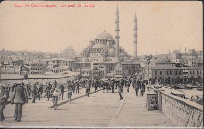 Constantinople Galata Köprüsü KRT6476 - 1