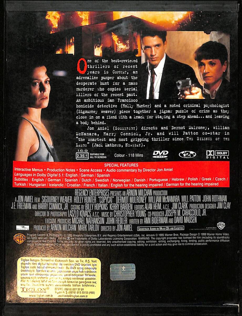 Copycat DVD Film (İkinci El) DVD2520 - 2