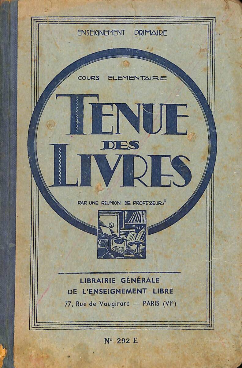 Cours Elementaire Tenue Des Livres NDR91049 - 1