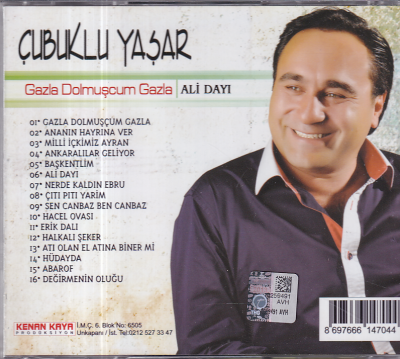 Çubuklu Yaşar *Gazla Dolmuşcum Gazla Ali Dayı* ( İkinci El ) CD Müzik CD1273 - 2