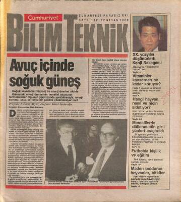 Cumhuriyet Bilim Teknik Dergisi 22 Nisan 1989 Sayı 112 - XX. Yüzyılın Düşünürleri Kenji Nakagami NDR77953 - 1