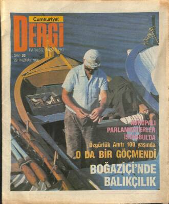 Cumhuriyet Dergisi 29 Haziran 1986 Sayı 20 - Boğaziçinde Balıkçılık NDR78474 - 1