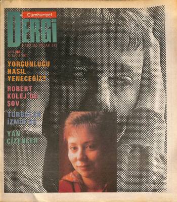 Cumhuriyet Dergisi 31 Mart 1991 Sayı 264 - Robert Kolejde Şov NDR78037 - 1