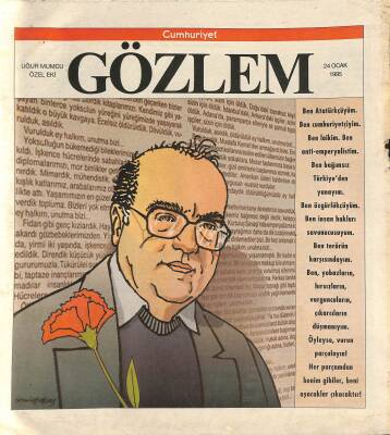 Cumhuriyet Gözlem Dergisi 24 Ocak 1995 - Uğur Mumcu Özel Eki NDR78010 - 1