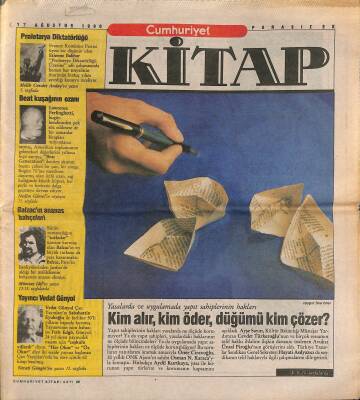 Cumhuriyet Kitap Dergisi 17 Ağustos 1990 - Balzacın Ananas Bahçeleri NDR78008 - 1