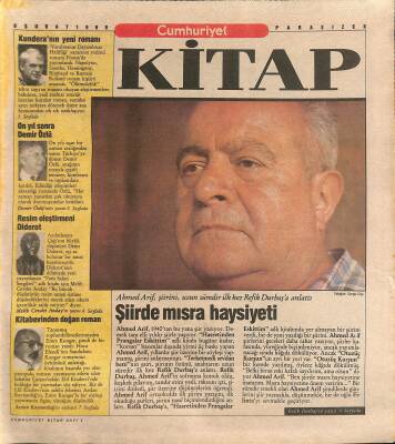 Cumhuriyet Kitap Dergisi 9 Şubat 1990 - Resim Eleştirmeni Diderot NDR77952 - 1