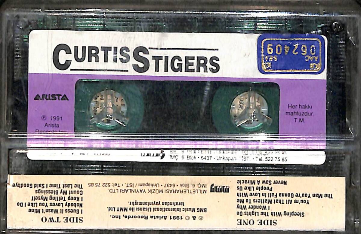 Curtis Stigers - Curtis Stigers Kaset (Lacivert Bandrol - Sıfır) KST27227 - 2