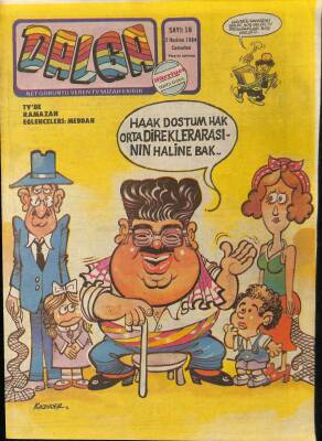 Dalga Mizah Dergisi Sayı 18 2 Haziran 1984 NDR20394 - 1