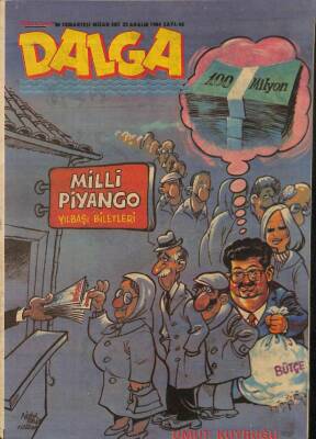 Dalga Mizah Dergisi Sayı 45 22 Aralık 1984 NDR20399 - 1