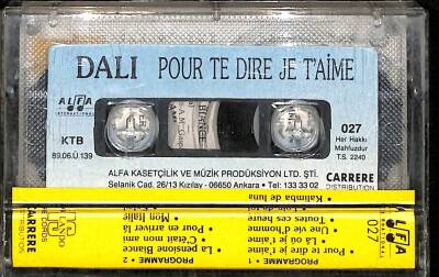 Dali *Pour Te Dire Je Taime* Kaset KST23685 - 2