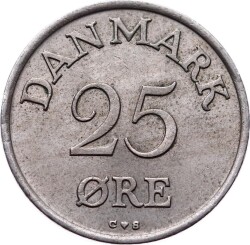 Danimarka 25 Ore 1958 ÇÇT YMP5829 - 1