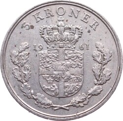 Danimarka 5 Kroner 1961 ÇT YMP3638 - 1