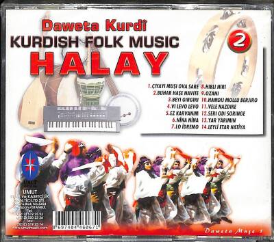 Daweta Kurdi - Kurdish Folk Music Halay (Sıfır Ürün) CD Müzik CD1832 - 2