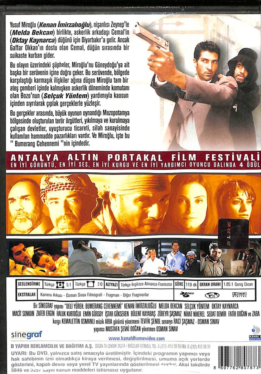 Deli Yürek DVD Film (İkinci El) DVD2683 - 2