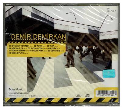 Demir Demirkan - Dünya Benim (2002) CD Müzik CD292 - 8